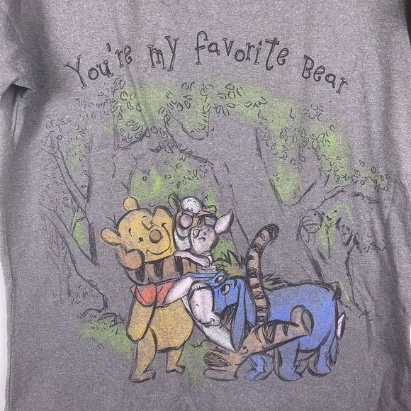 Disney Store Winnie the Pooh Crewneck T shirt - Picture 3 of 4